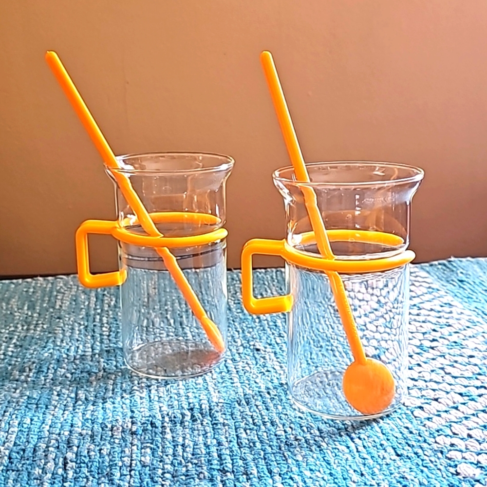 Set of Bodum Cups with Spoons